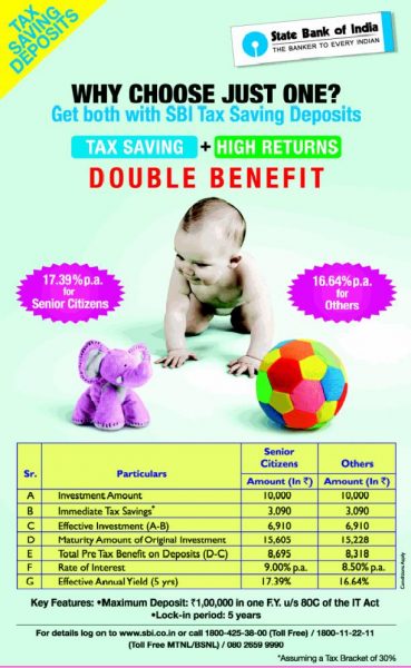 SBI Tax Saving Deposit